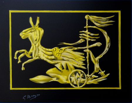 Литография Braque - Le char de Médée