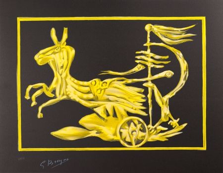 Литография Braque - Le Char de Médée