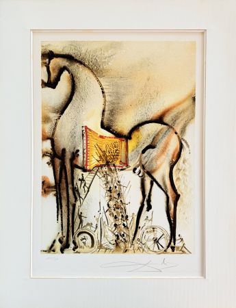 Литография Dali - Le cheval de Troie