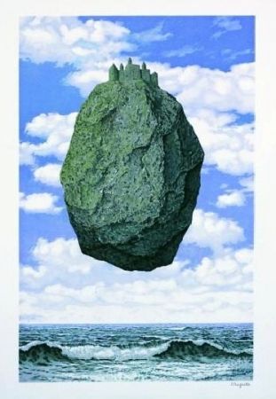 Литография Magritte - Le château des Pyrénées,1959