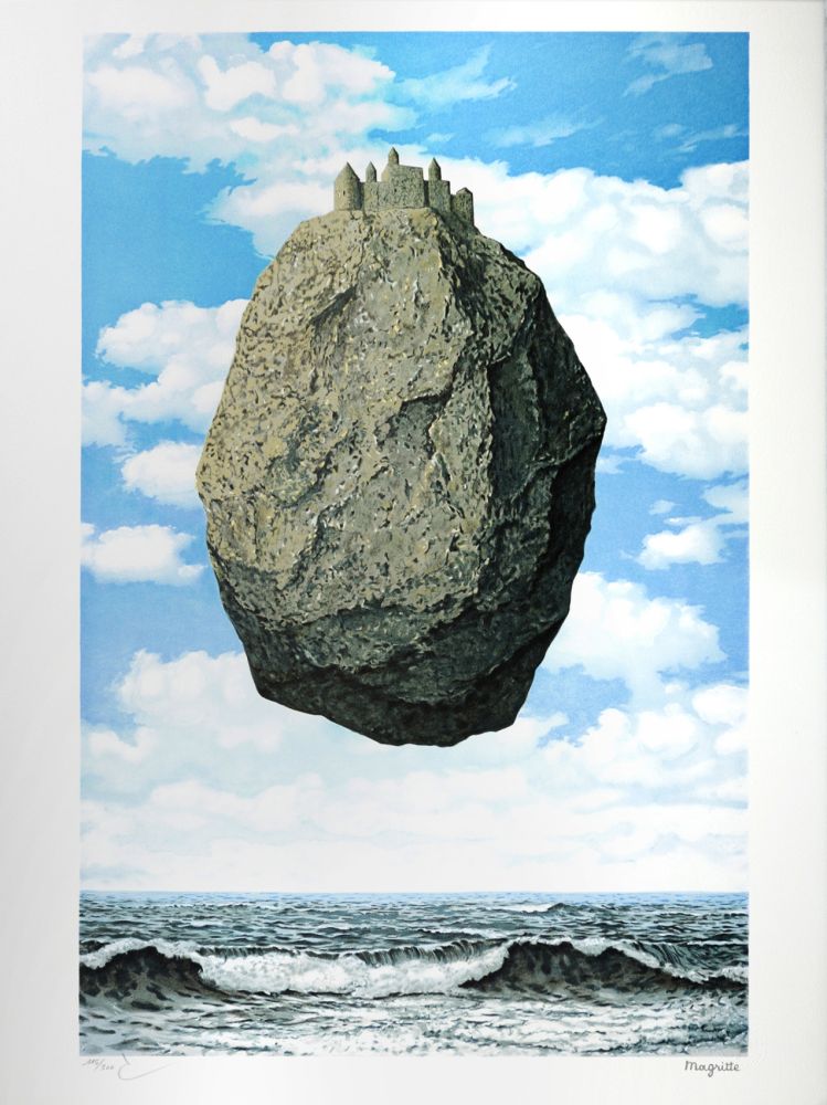 Литография Magritte - Le Château des Pyrénées (The Castle of the Pyrenees)