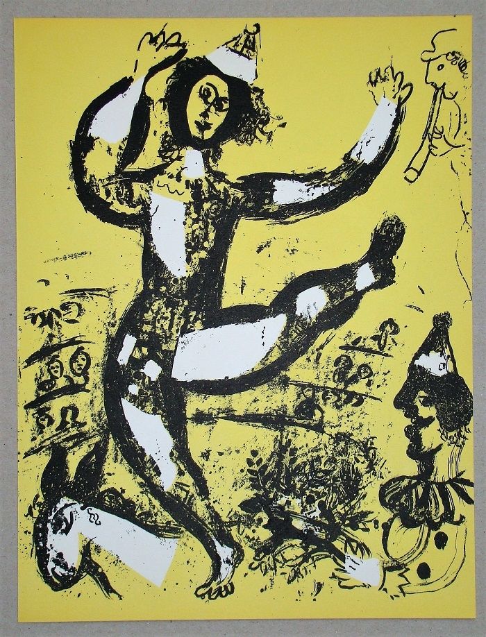 Литография Chagall - Le Cirque