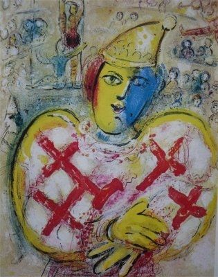 Литография Chagall - Le Cirque, planche  10