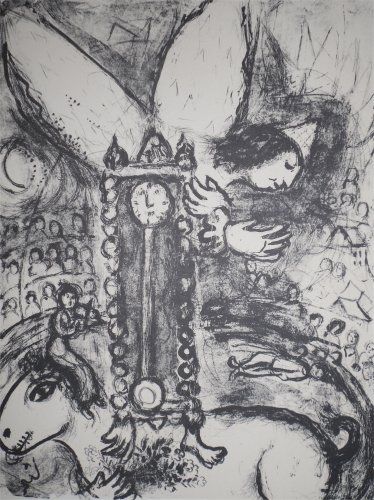 Литография Chagall - Le Cirque, planche 25