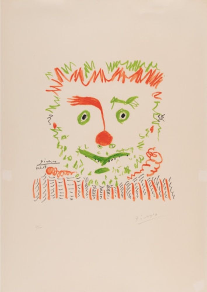 Литография Picasso - Le Clown