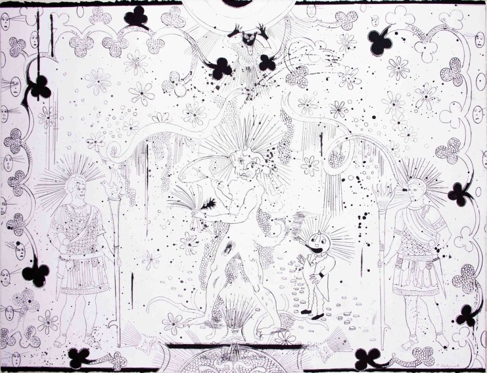 Офорт Delprat - Le Collectionneur