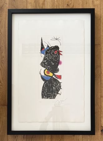 Офорт И Аквитанта Miró -  Le Coq de Bruyere