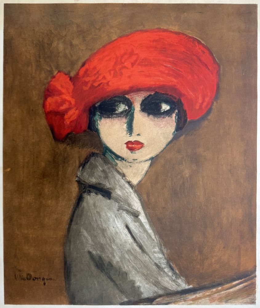 Литография Van Dongen -  Le Coquelicot