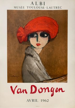 Литография Van Dongen - Le Coquelicot