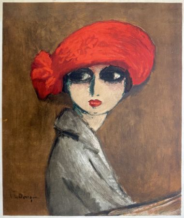 Литография Van Dongen -  Le Coquelicot