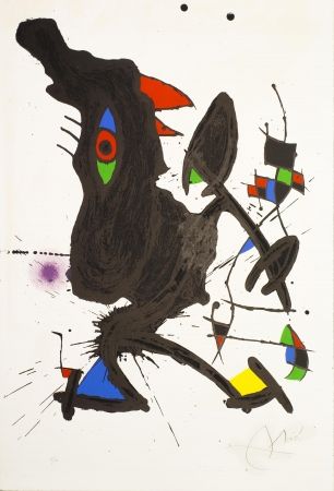 Литография Miró - Le Corbeau Vizir