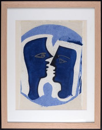 Нет Никаких Технических Braque - Le Couple, 1963 - Framed