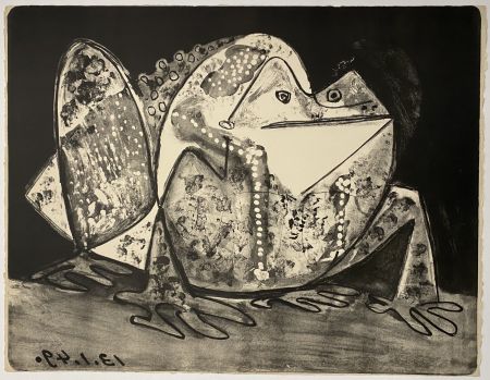 Литография Picasso - Le Crapaud (The Toad)