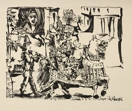 Литография Picasso - Le Depart – The Departure (B. 686)