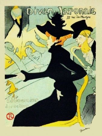 Литография Toulouse-Lautrec - Le divan Japonais