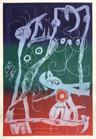 Литография Miró - Le délire du couturier