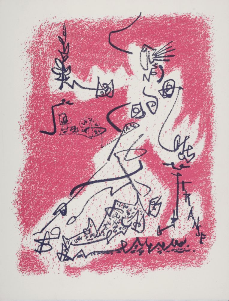 Литография Masson - Le Départ, 1972