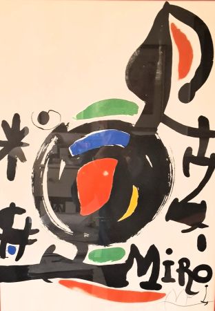 Литография Miró - Le essenze della terra