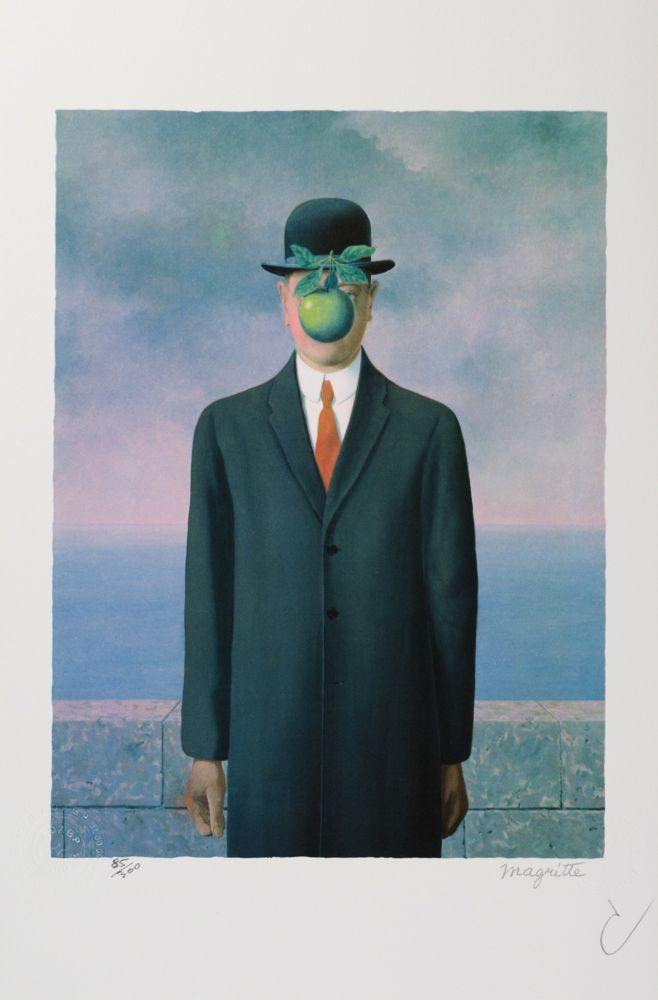 Литография Magritte - Le Fils de l’Homme (The Son of Man)