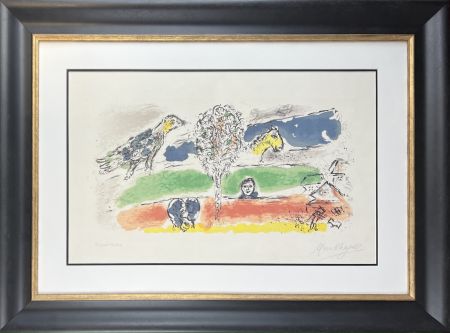 Литография Chagall - LE FLEUVE VERT