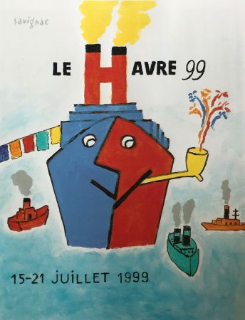 Сериграфия Savignac - Le Havre, 99