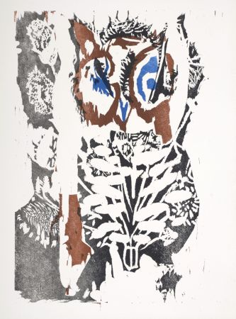 Гравюра На Дереве Lorjou - Le Hibou,1965
