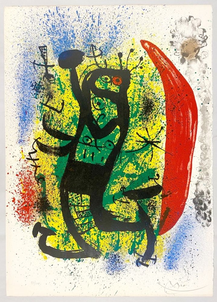 Литография Miró - Le Homard
