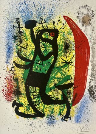 Литография Miró - Le Homard 