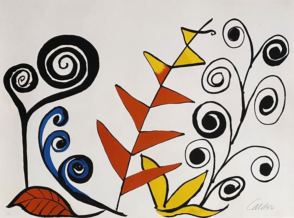 Литография Calder - Le jardin fantastique