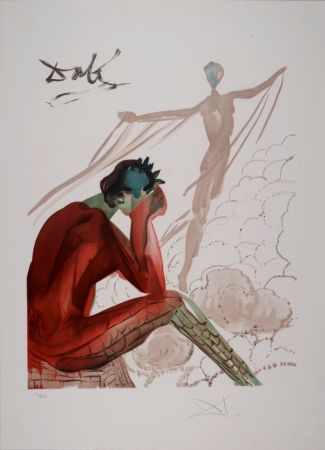 Литография Dali - Le jeune Icare..., from Ovide L'art D'aimer - Hand-signed - Large size