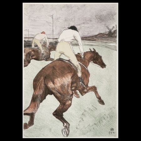 Литография Toulouse-Lautrec - Le jockey