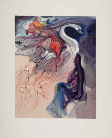 Гравюра На Дереве Dali - Le langage de l'oiseau, 1963