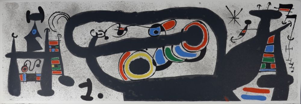 Литография Miró - Le Lézard aux plumes d'or #5, 1971