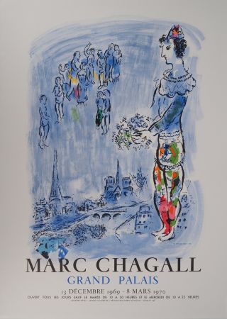 Иллюстрированная Книга Chagall - Le magicien de Paris