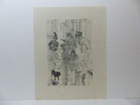 Литография Toulouse-Lautrec - Le Marchand de marrons.