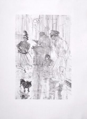 Литография Toulouse-Lautrec - Le Marchand de marrons, 1925