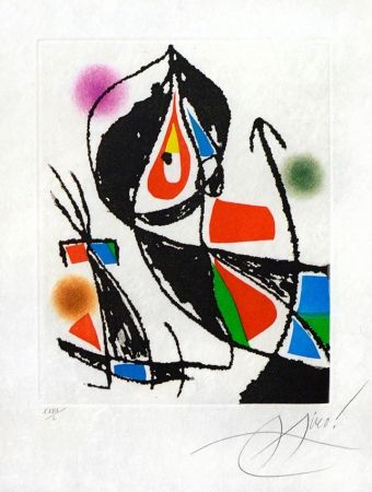 Офорт И Аквитанта Miró - Le Marteau Sans Maitre XXI (The Hammer Without a Master XXI), 1976