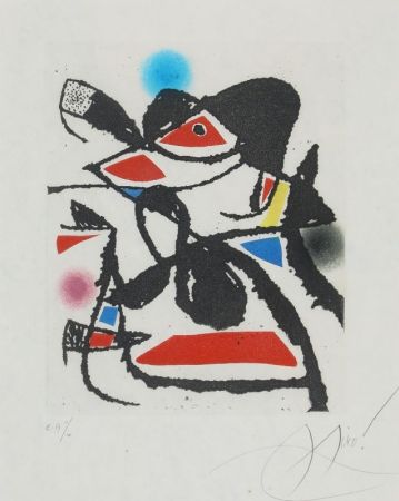 Офорт И Аквитанта Miró - Le marteau sans maître 
