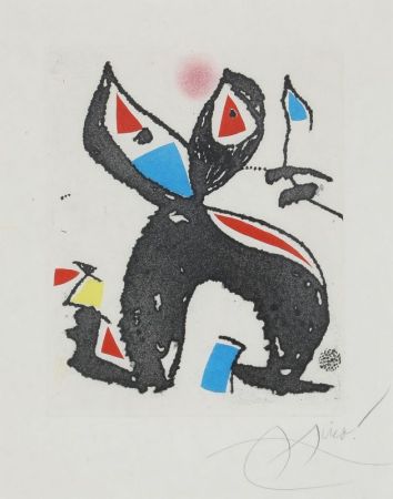 Офорт И Аквитанта Miró - Le marteau sans maître 
