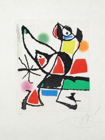 Офорт И Аквитанта Miró - Le marteau sans maître