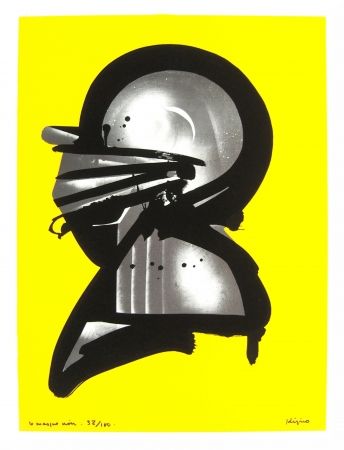 Литография Kijno - Le masque noir