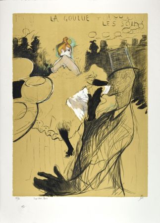 Литография Toulouse-Lautrec - LE MOULIN ROUGE : La Goulue & Valentin le désossé, 1891