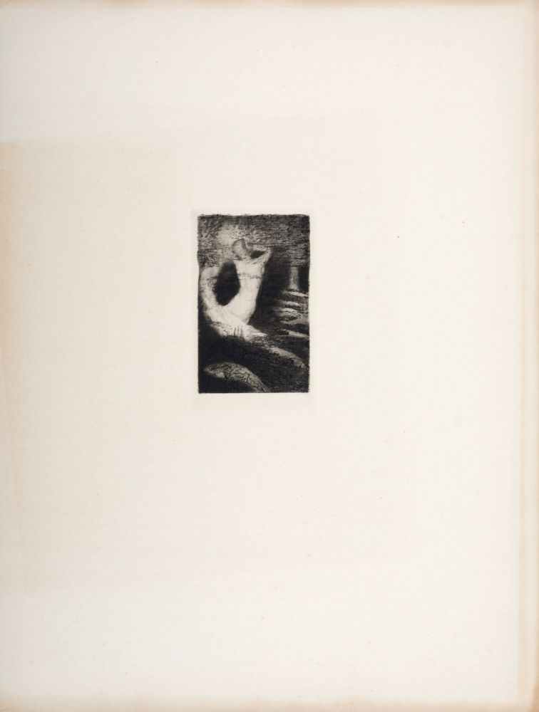 Гравюра Redon - Le Passage d'une âme, 1922