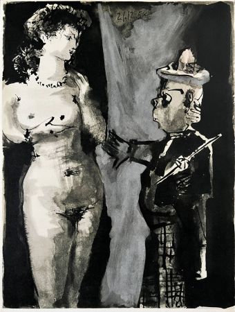 Литография Picasso - Le Peintre et son Modèle II