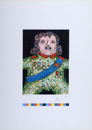 Литография Baj - Le Petit Général, 1982 - Hand-signed