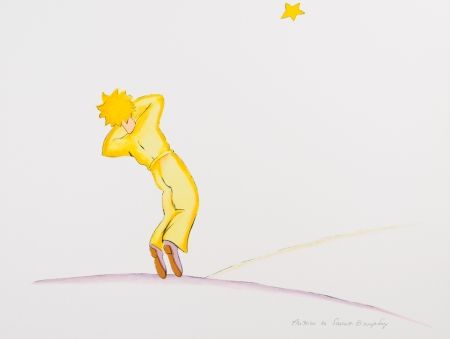 Литография Saint-Exupéry - Le Petit Prince endormi