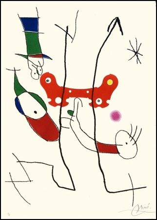 Гравюра Miró - Le plus beau cadeau