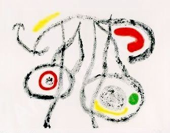 Гравюра Miró - Le porteur d'eau