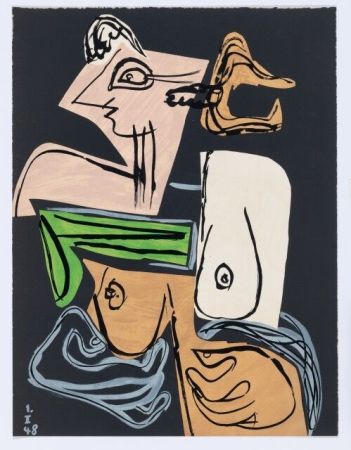 Литография Le Corbusier - Le poème de l'angle droit