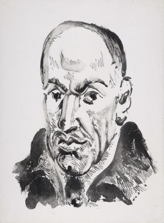 Акватинта Picasso - Le Poète à un excellent peintre étranger qui faisait son portrait, 1947